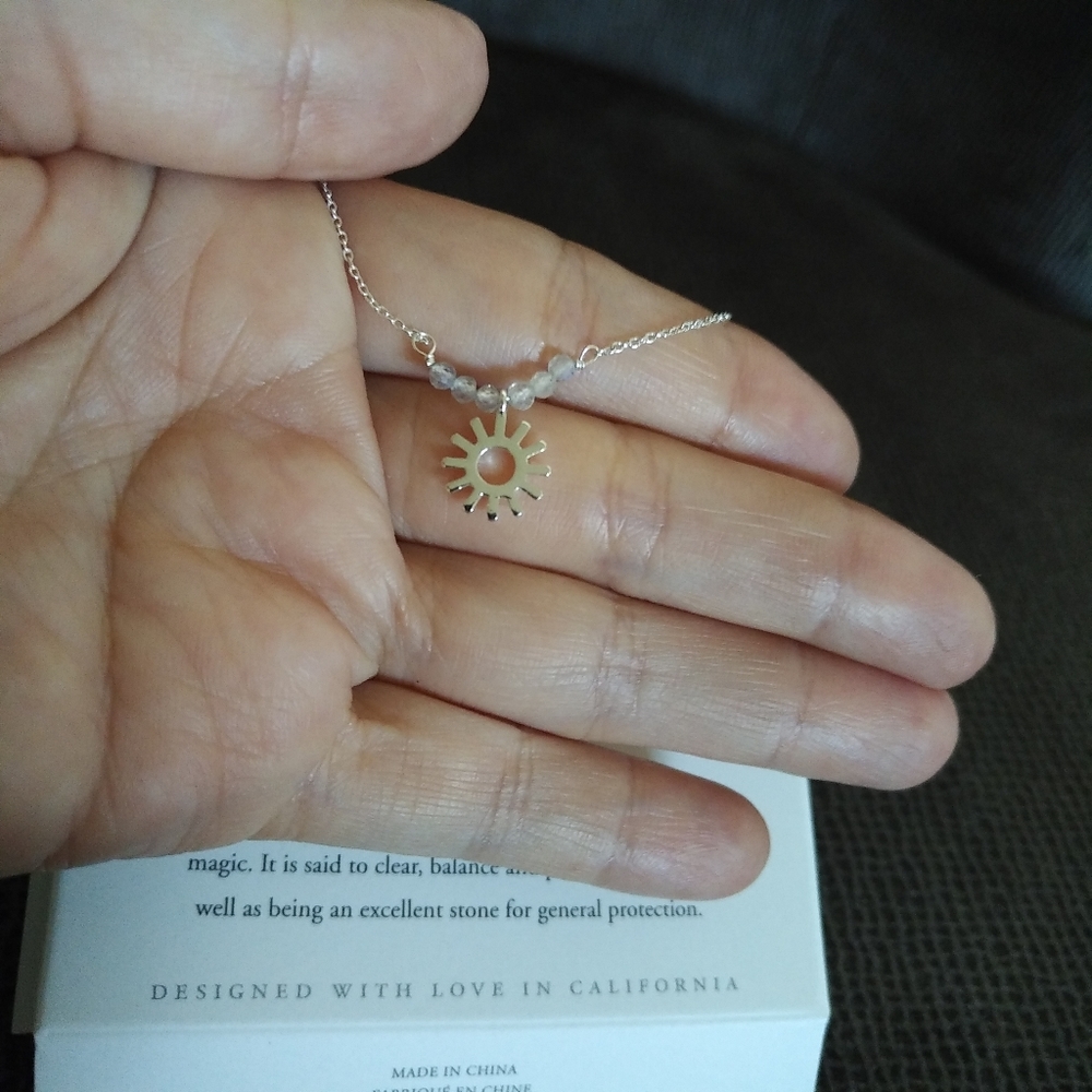 Luna🌙 Norte Double✌️ Silver🤍 Necklace - NIB - Picture 10 of 15